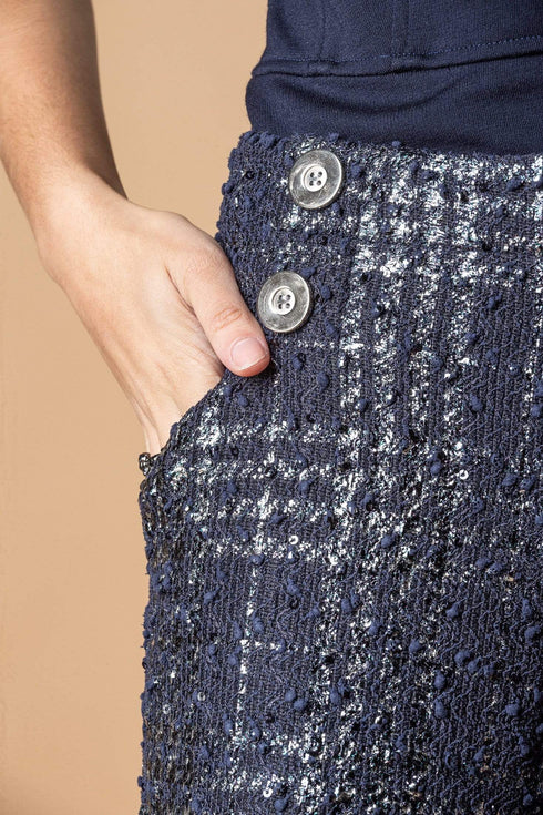 Hepburn Pant - Midnight Paris